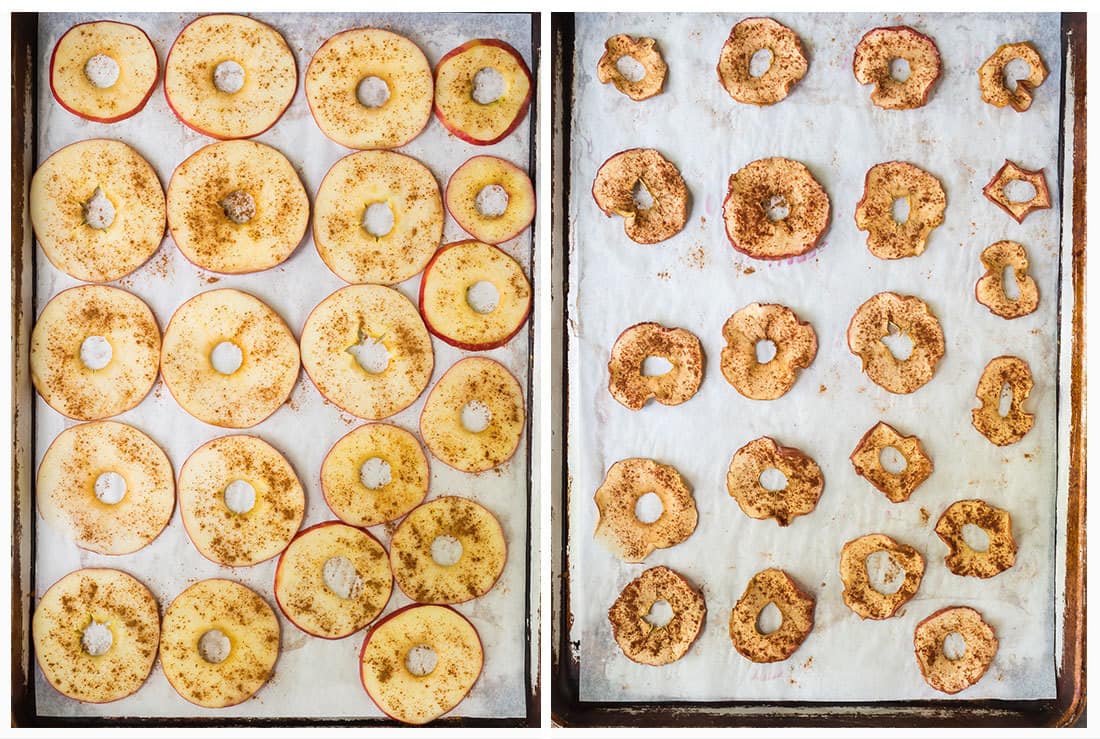 CINNAMON BROWN SUGAR APPLE CHIPS - A UNIQUE HEALTHY SNACK YOU MUST TRY